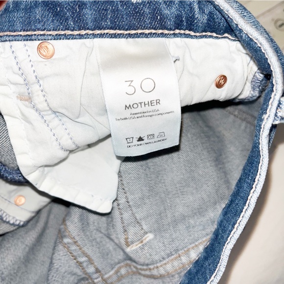 Mother The Runaway Weekender Flare Jean In Helter Skelter 30 - Picture 7 of 8